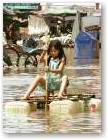 Flooded villages