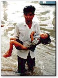Most flood victims are children